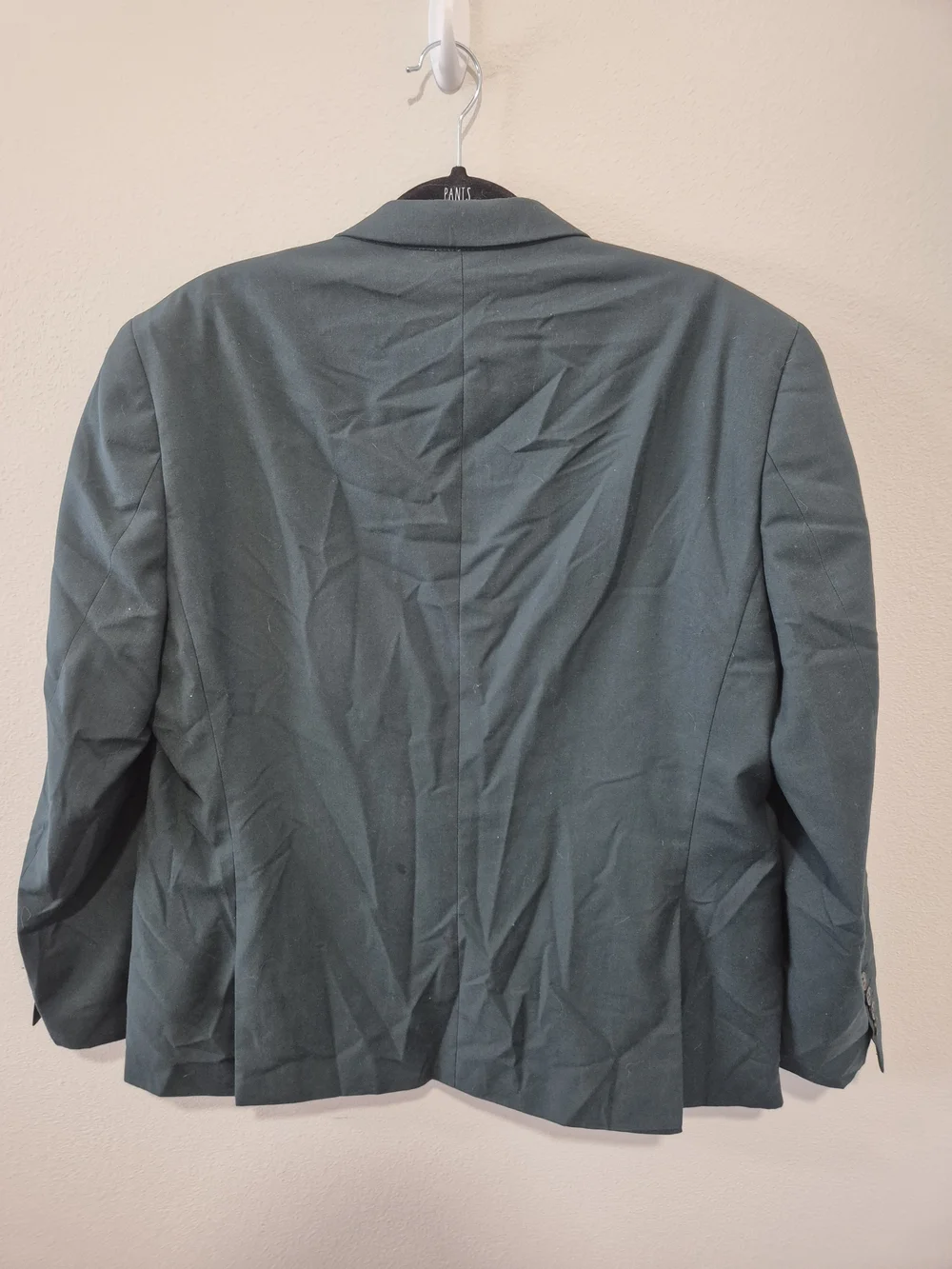 Renoir Men’s Dark Forest Green Two Button Slim Fit Blazer Jacket